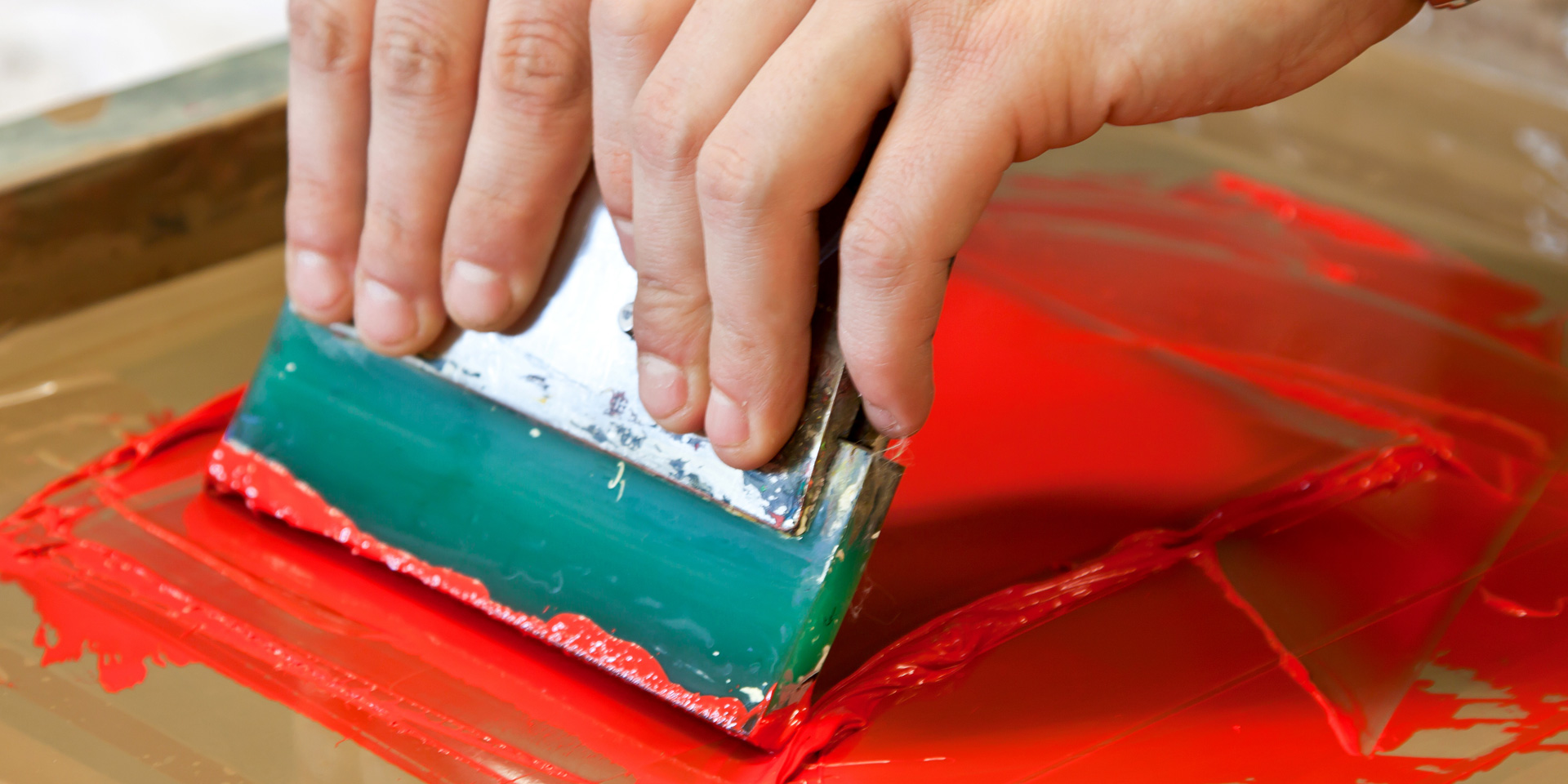 Hand-printed poster workshop