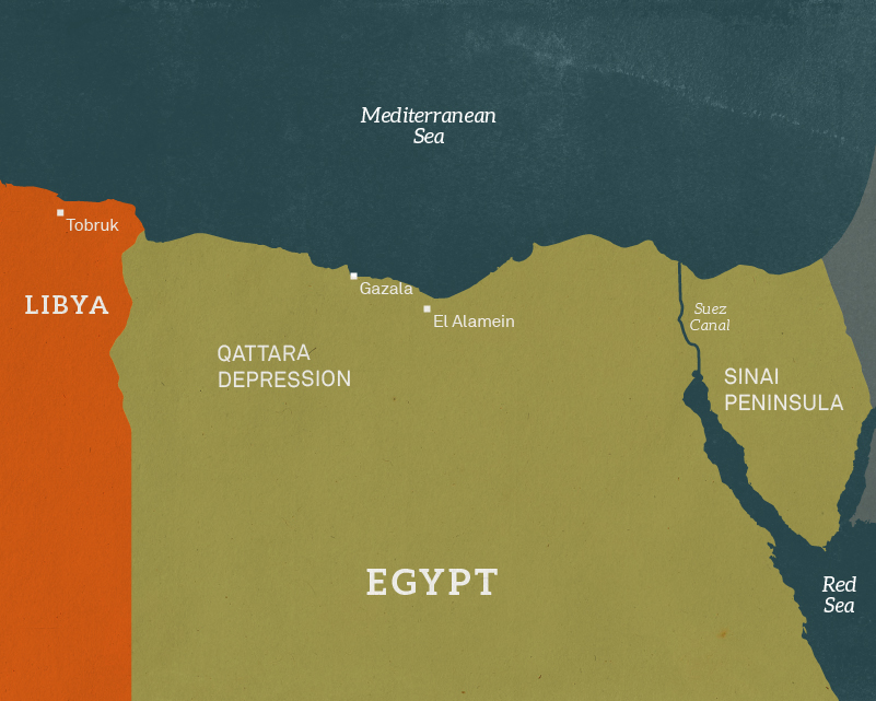 battle of el alamein map