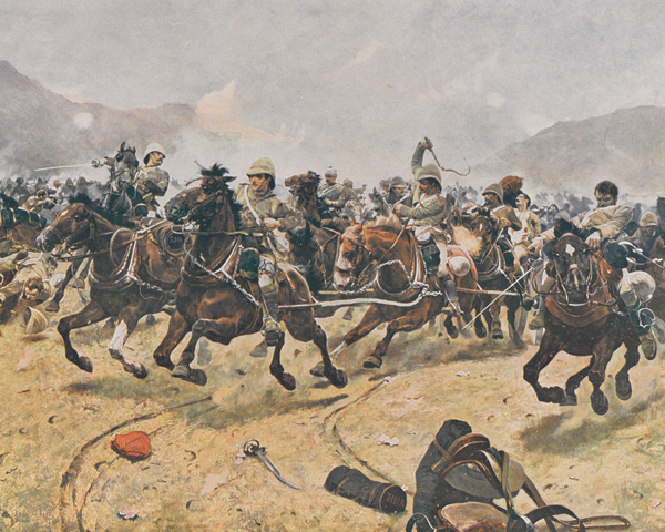 Saving the guns at Maiwand, 1880