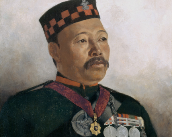 Subadar Major Judbhir Thapa, 2nd Gurkha Rifles, 1893