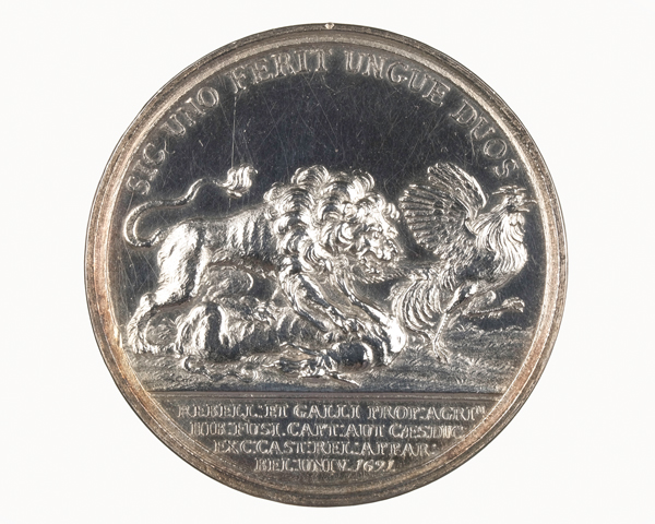 Medal commemorating the Battle of Aughrim, 1691