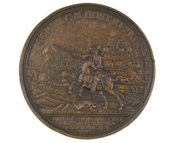 Bronze medal commemorating the Siege of Namur, 1695