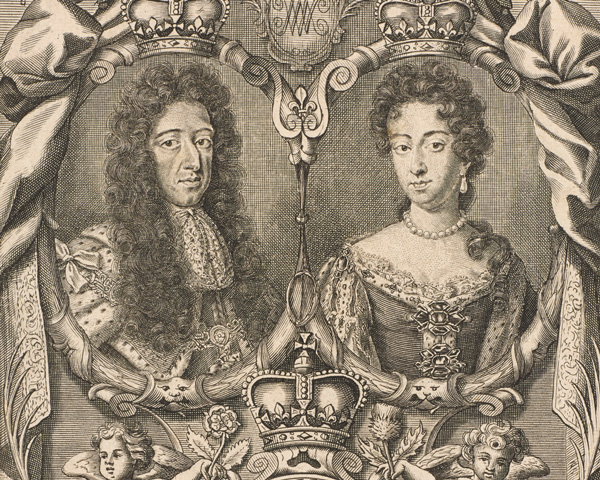 King William III and Queen Mary II, c1690