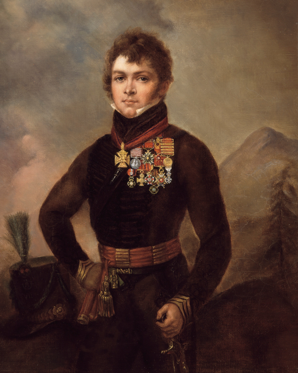 Major Sir John Scott Lillie, 7th Cacadores, Portuguese Army, c1820