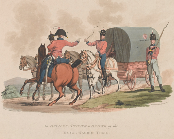 Men of the Royal Waggon Train, 1812