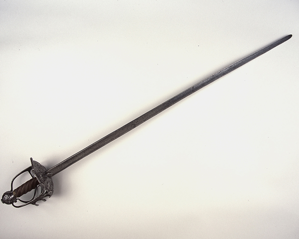 Officer's 'mortuary' sword, c1650