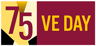 VE Day 75 logo