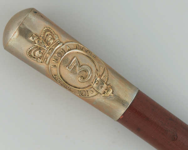 Regimental cane, 3rd West India Regiment, c1870