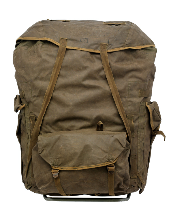 Rucksack used by a member of 3rd Battalion The Parachute Regiment, in the Falkland Islands, 1982