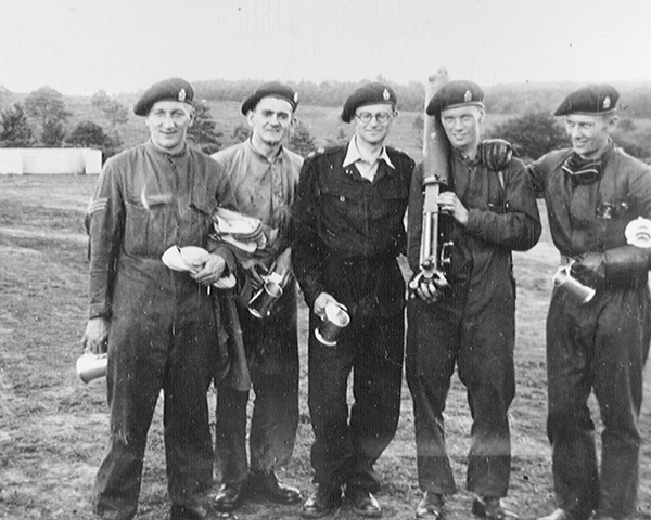 23rd (London) Armoured Car Company in camp, 1938 