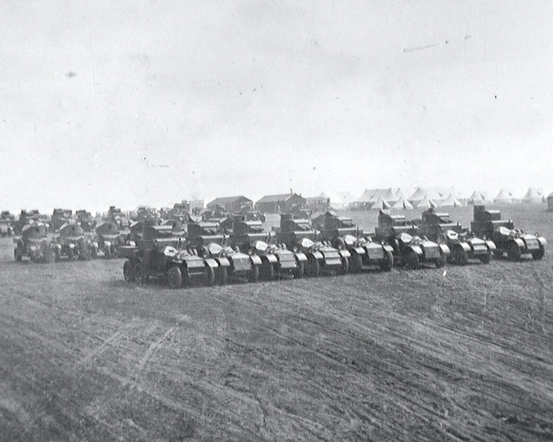 Rolls Royce and Lanchester armoured cars, 4th County of London Yeomanry (Sharpshooters), Popham, Hampshire, 1939