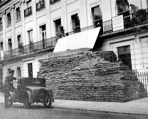 'A' Squadron billet, Cumberland Terrace, September 1939