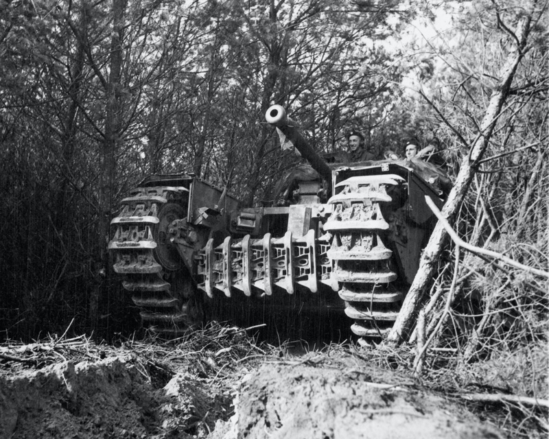 A Churchill tank of 4th Battalion The Coldstream Guards, 19 October 1944