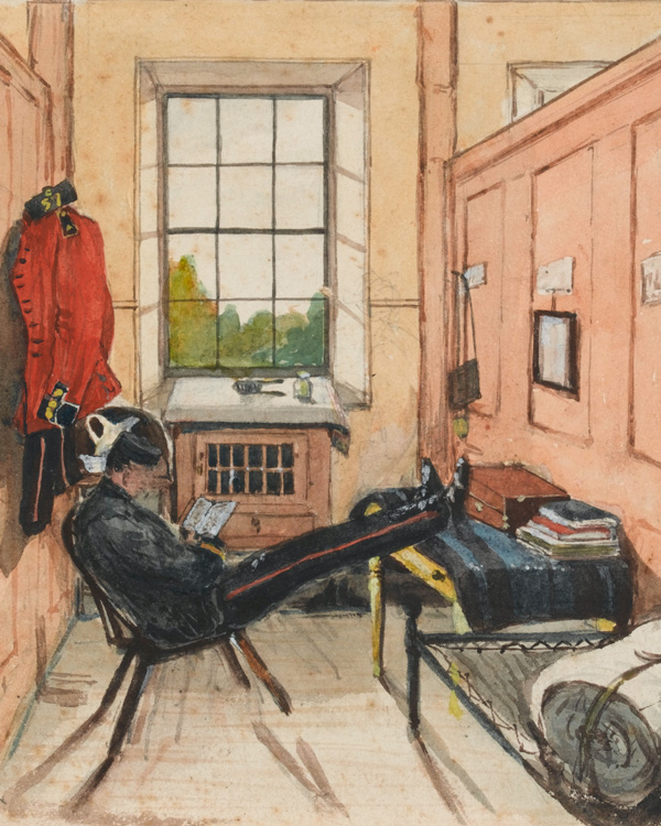 Cadet quarters at the Royal Military College, 1866