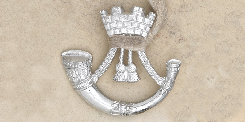 Collar badge, The Somerset and Cornwall Light Infantry, 1959