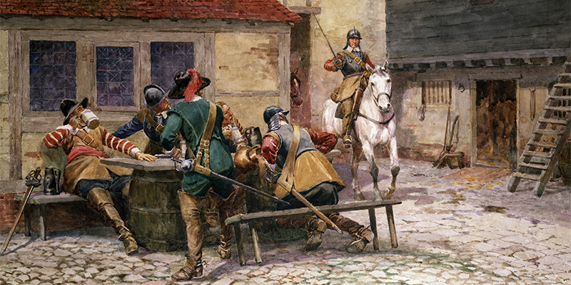 Troopers of the English Civil War, c1645