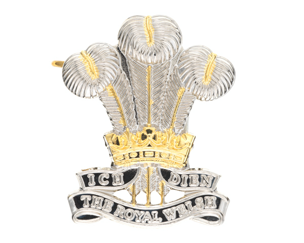 Cap badge, The Royal Welsh Regiment, 2019