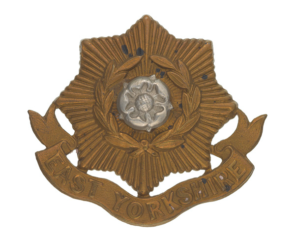 Other ranks’ cap badge, The East Yorkshire Regiment (The Duke of York’s Own), c1898