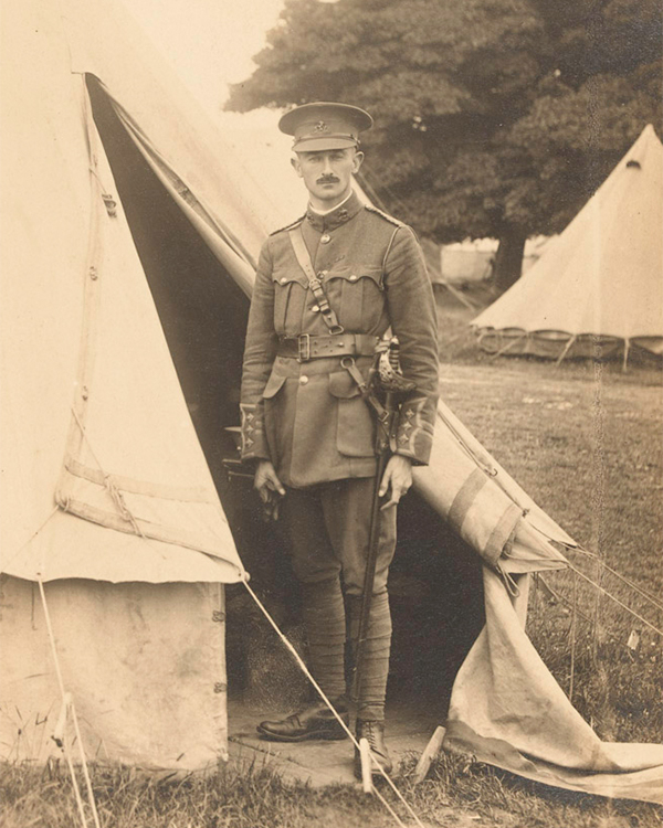 Captain Owen Crawshay in service dress, c1910