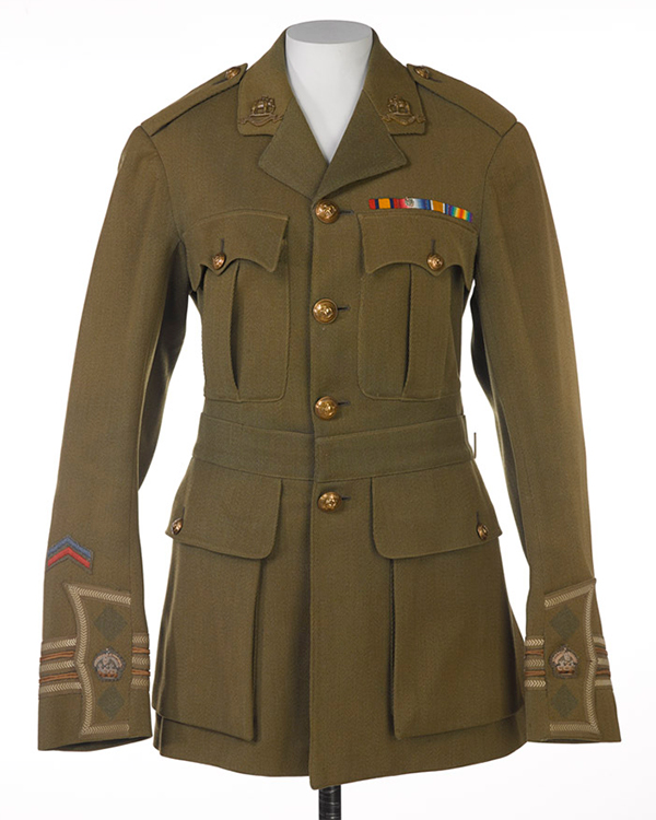 Tunic worn by Major Owen Crawshay, 3rd Battalion, Duke of Wellington’s (West Riding Regiment), c1915