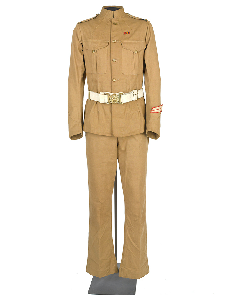 Service dress tunic and trousers, other ranks, The Prince of Wales's Own (West Yorkshire Regiment), c1901