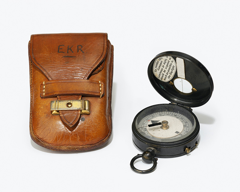 Compass used by Major EK Ridley of The Dorsetshire Regiment during the Boer War, c1899