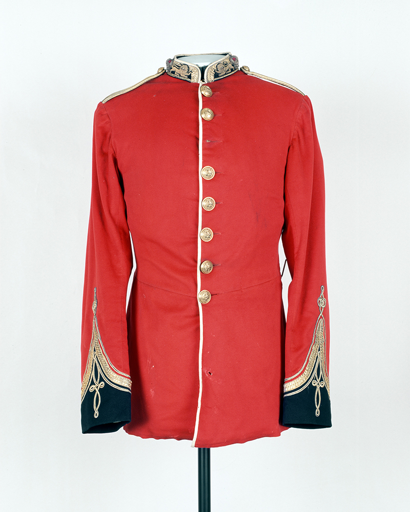 Officer’s tunic, Lieutenant GHB Elliott, 4th (The King’s Own Royal) Regiment, 1874-81