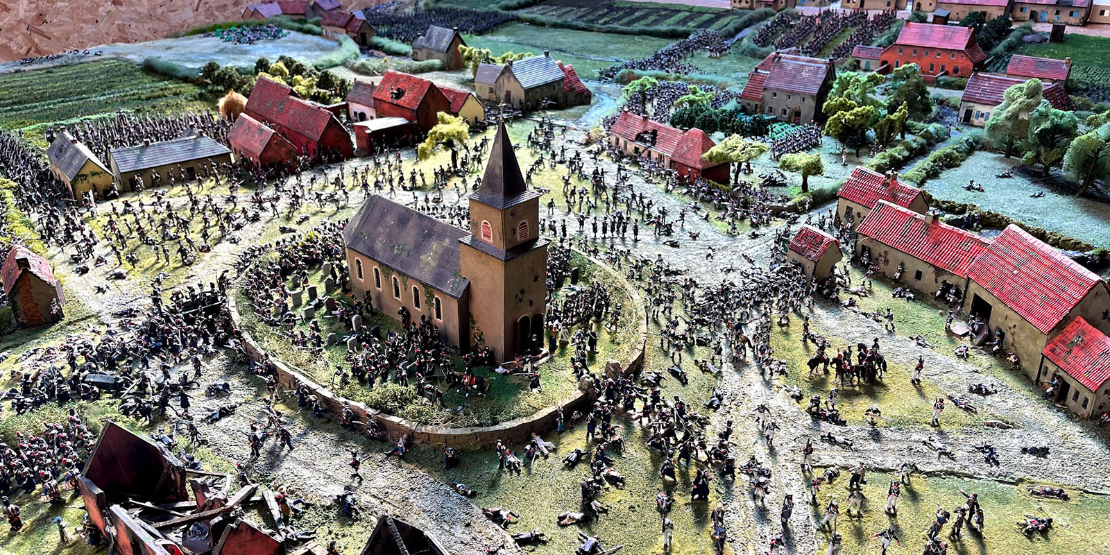 A section of Major General Cowan's Waterloo diorama