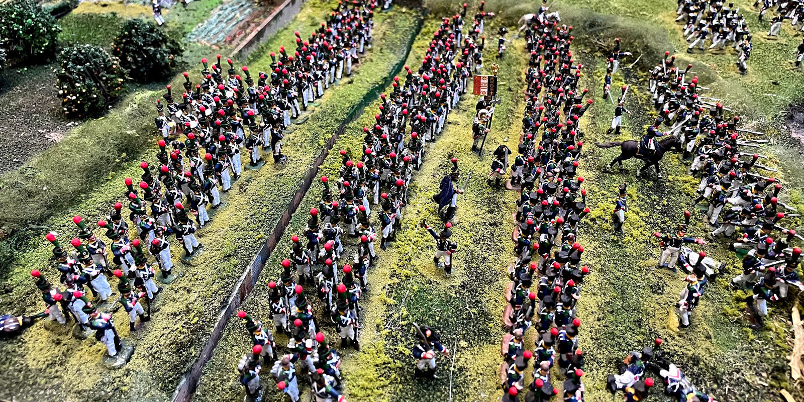 A section of Major General Cowan's Waterloo diorama