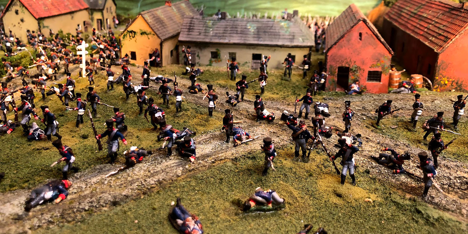 A section of Major General Cowan's Waterloo diorama