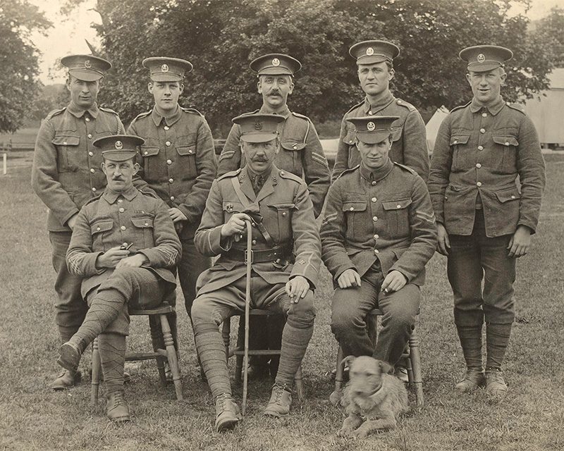 Members of 10th Battalion, The York and Lancaster Regiment, 1915