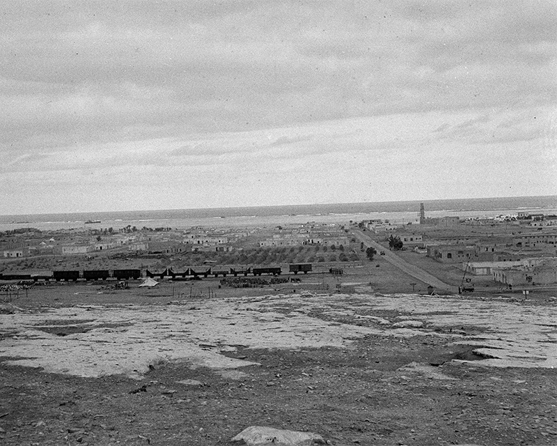 Allied railhead, Mersa Matruh, c1941