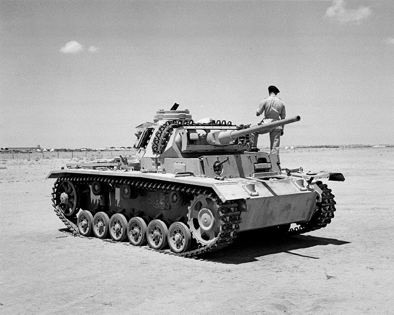 A captured Panzer Mk III, c1942