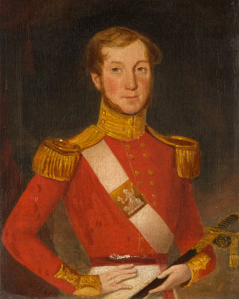 Lieutenant John Spring, 9th (East Norfolk) Regiment of Foot, c1834