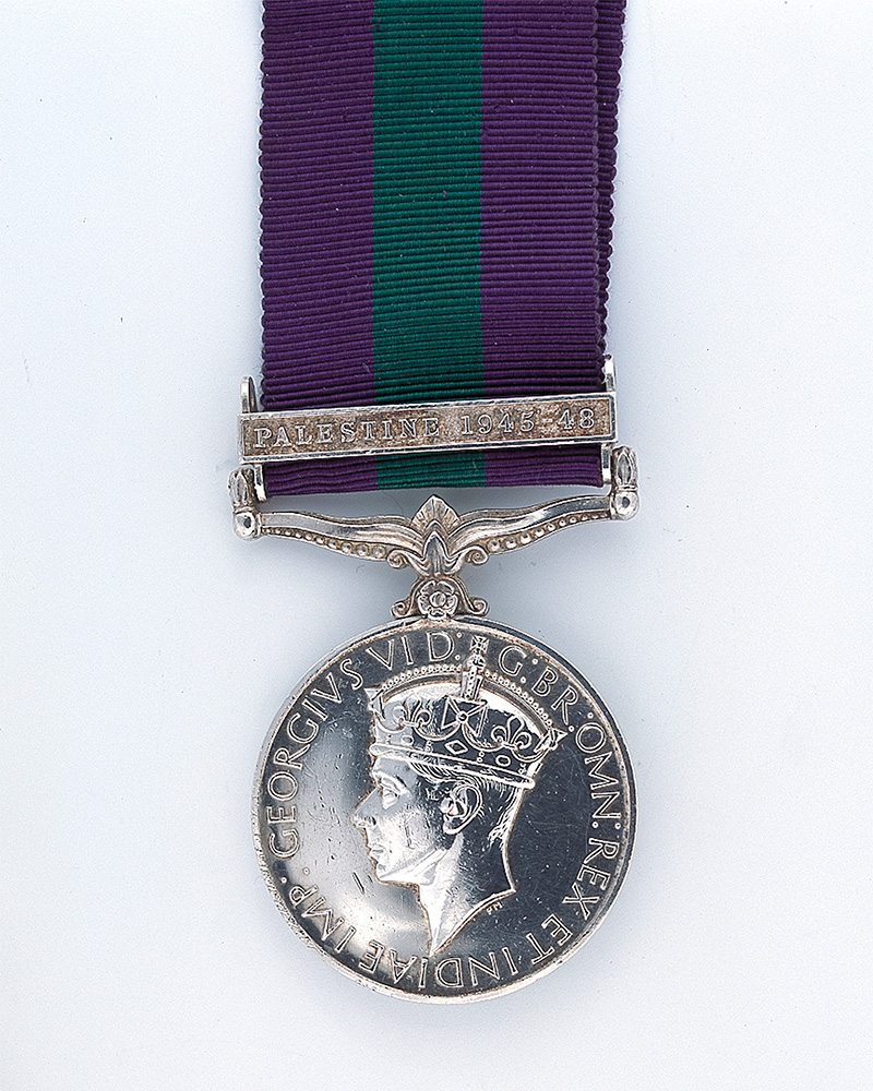 General Service Medal 1918-62 with clasp ‘Palestine 1945-48’