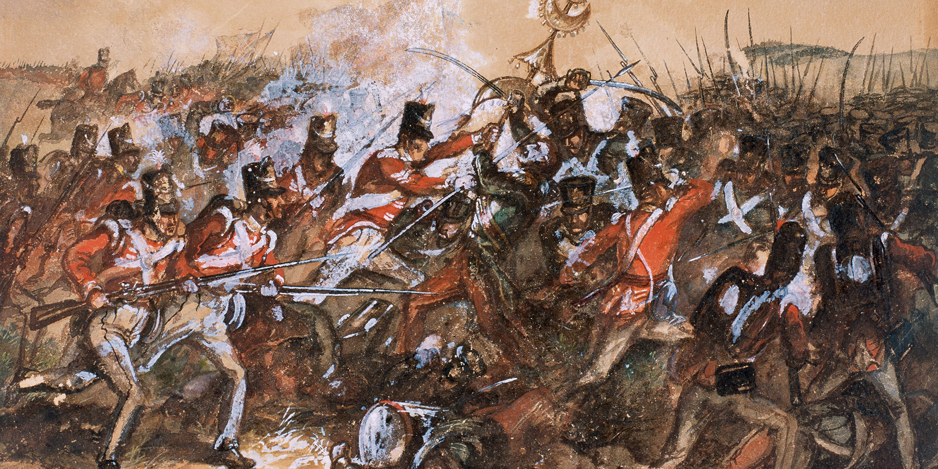 Capture of the Jingling Johnny by the 88th Foot at Salamanca, 1812