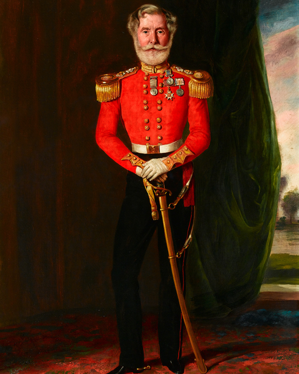 Colonel Philip McPherson, 17th (The Leicestershire) Regiment, 1855
