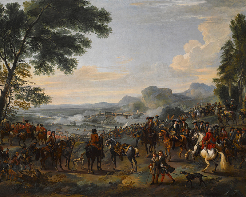 King William III and his army at the Siege of Namur, 1695