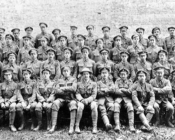 Members of 14th Battalion The Northumberland Fusiliers, 1916