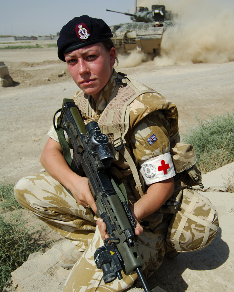 Private Michelle Norris MC of the RAMC, Iraq, 2006