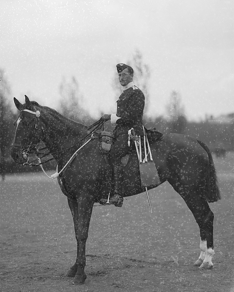 Mounted field officer, Lancashire Fusiliers, c1895