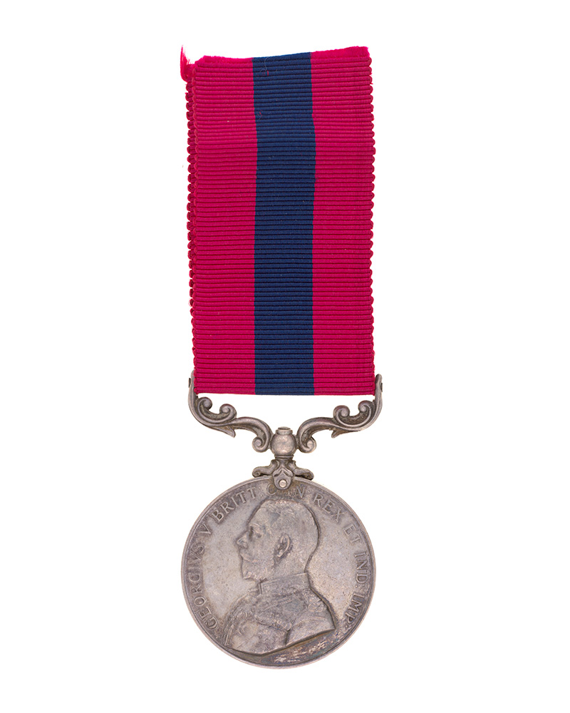 Distinguished Conduct Medal awarded to Regimental Sergeant Major James Plunkett, 17 December 1914