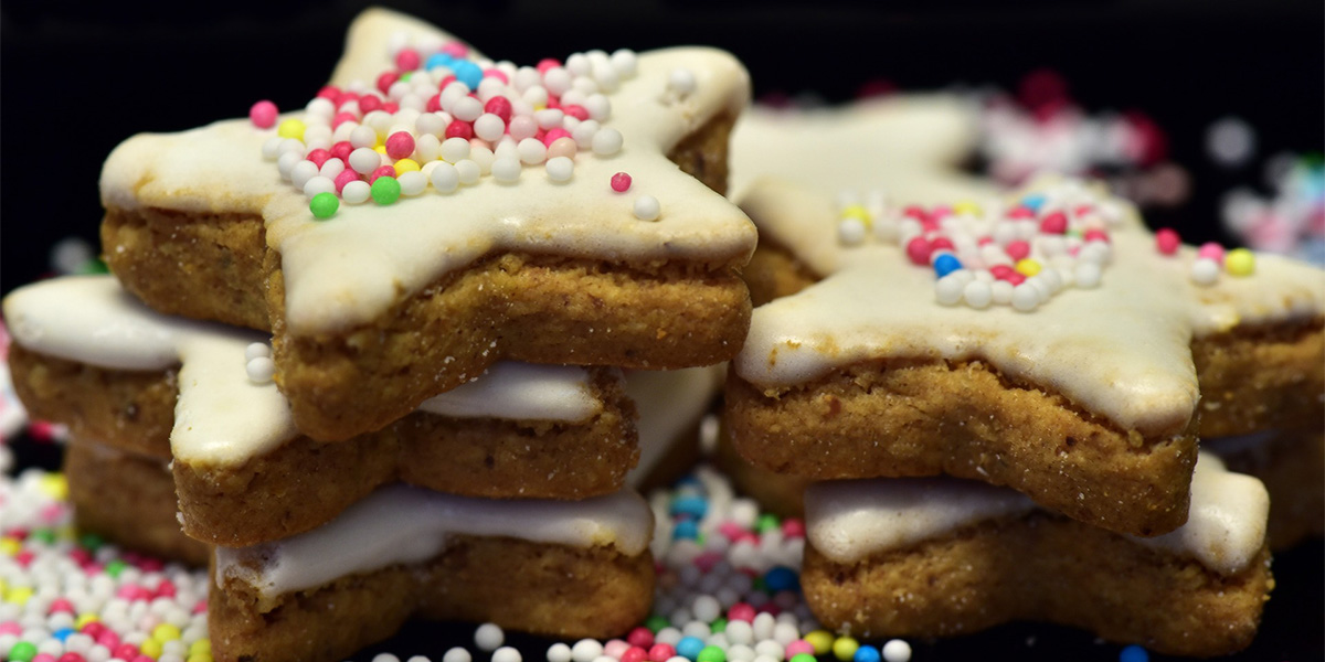 Iced and decorated biscuits