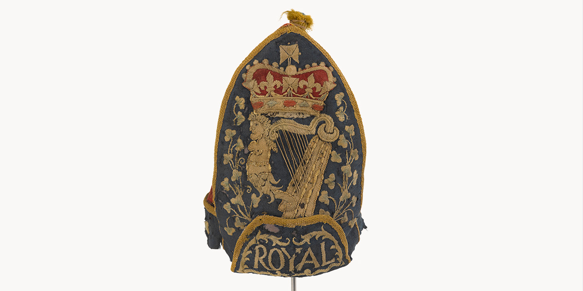 Grenadier cap, Royal Regiment of Ireland, c1710