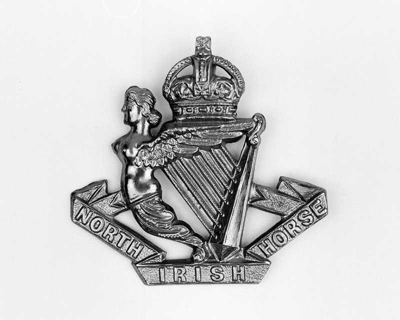 Cap badge, North Irish Horse, c1940