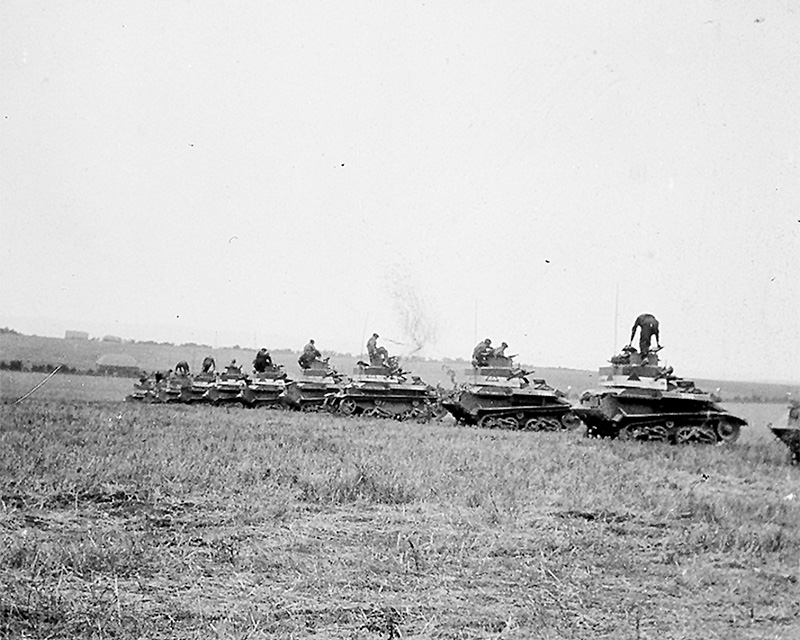 Tank training, Cambridgeshire, 1940