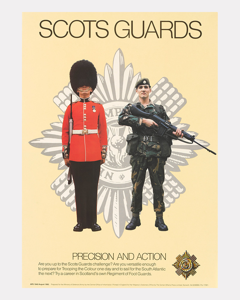 ‘Scots Guards’, recruiting poster, 1982