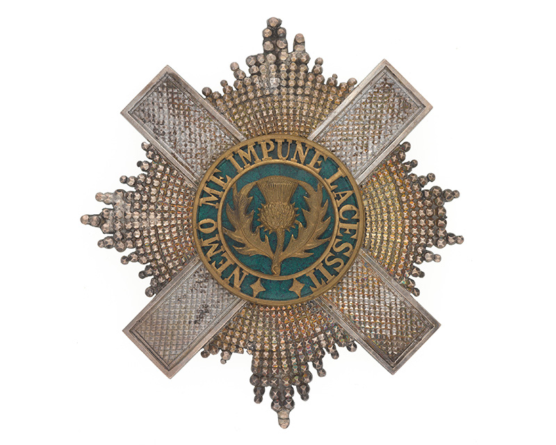 Sabretache badge of the Scots Guards, c1880