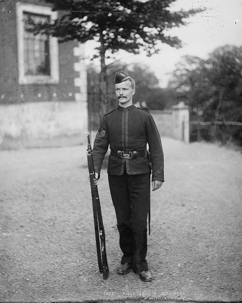 Sergeant, Rifle Brigade, c1900