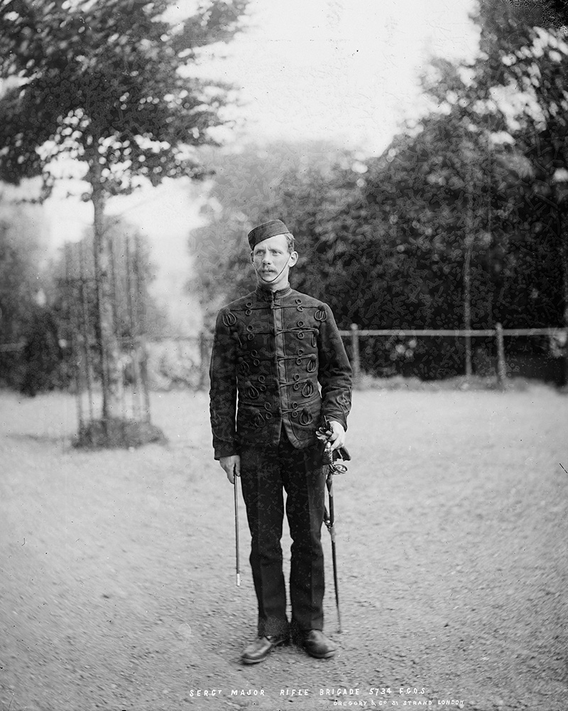 Sergeant Major, Rifle Brigade, c1900